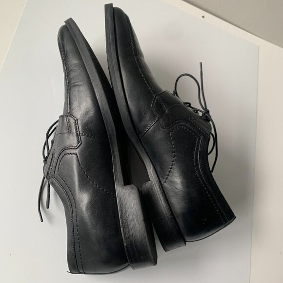 Johnston & Murphy‎ Shuler Oxford Black Leather Dress Shoes Men\'s Sz 10.5 Lace-up main image 9